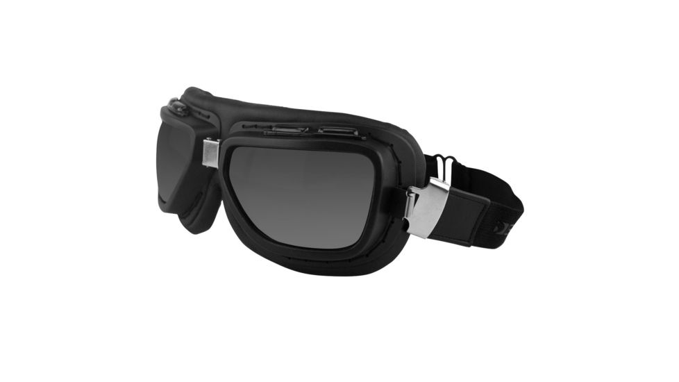 Bobster Pilot, Interchangeable, Matte Black, 2 Lenses, Black, One Size Fits Most BPIL001
