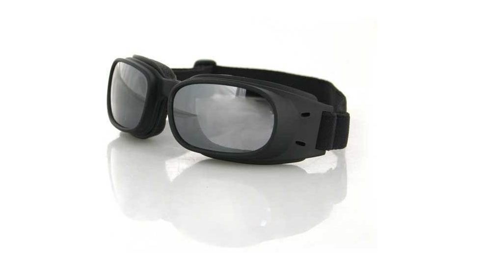 Bobster Piston Goggle with Smoke Reflective Lenses BPIS01R