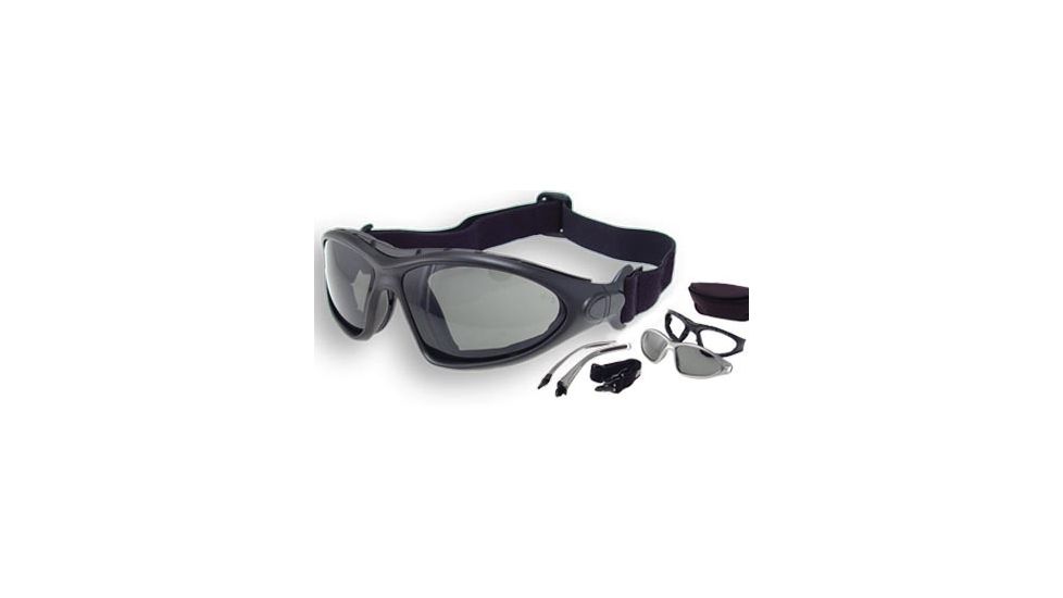 Bobster Road Master Photochromic Goggles - Sunglasses with Black Frame BDG001