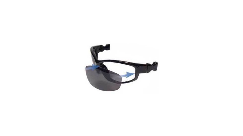 Bobster RoadHog-2 Goggles/Sunglasses Bi-focal RX Prescription Interchangeable Polycarbonate Frame Front