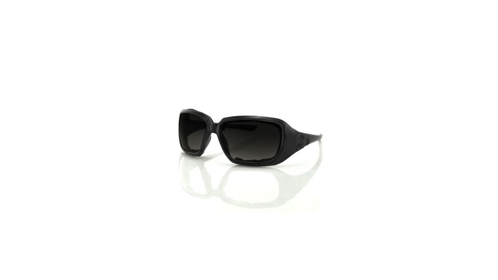 Bobster Scarlet Sunglasses, Black Frame, Smoked Lens, Open Cell Foam ESCA001