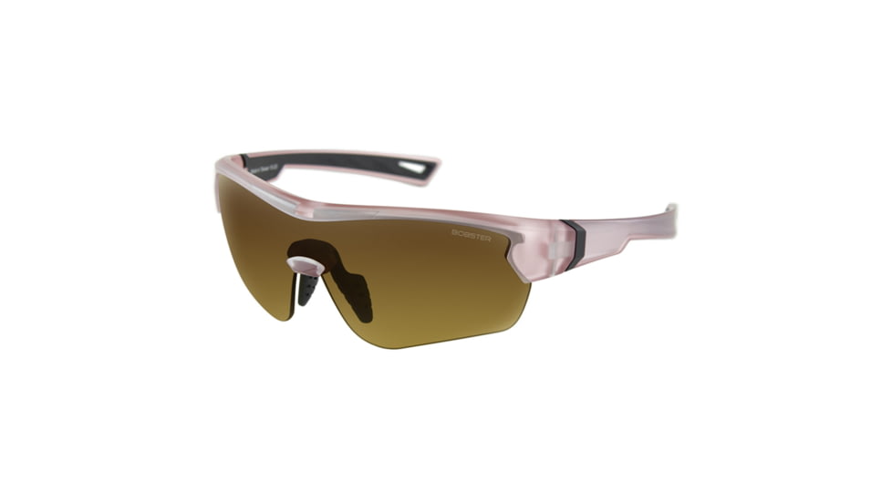 Bobster Bobster Stella Sunglasses, Matte Rose Gold Frame, Brown Gradient Lens, BSTEL103
