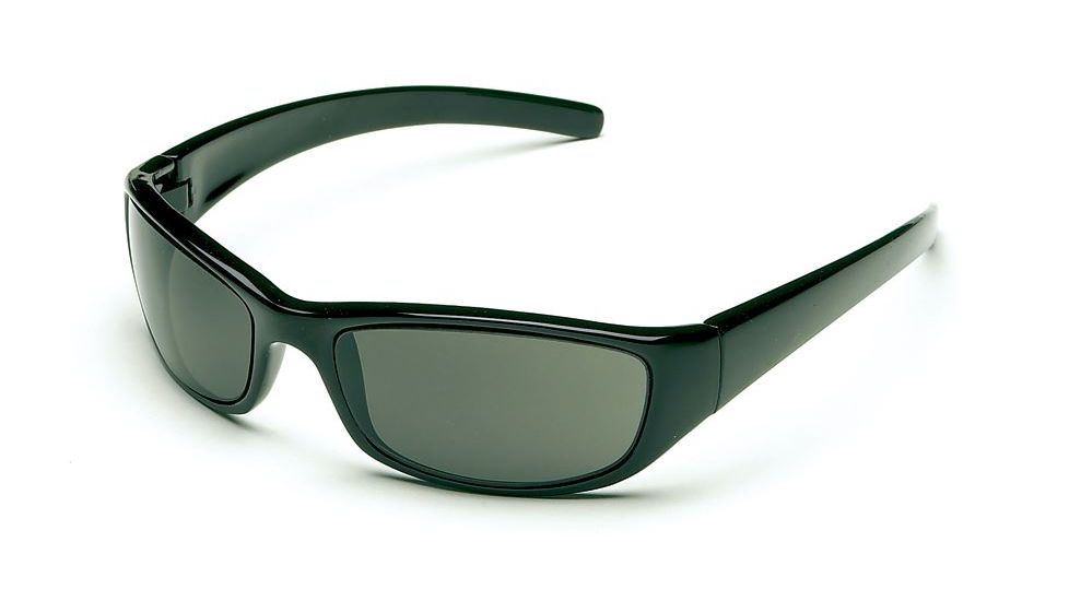 Body Specs Crazy 8's Single Vision Prescription Sunglasses, Black Matte Frame, CRAZY 8'S BLACK FRAME.133SV