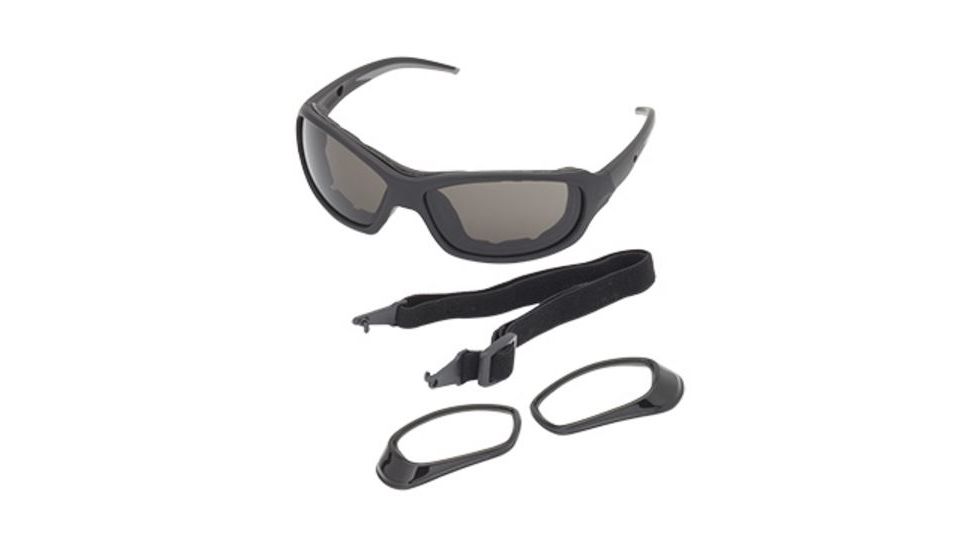 Body Specs MT-4 Progressive Prescription Sunglasses, Black Matte Frame, MT-4 BLACK FRAME.13PR