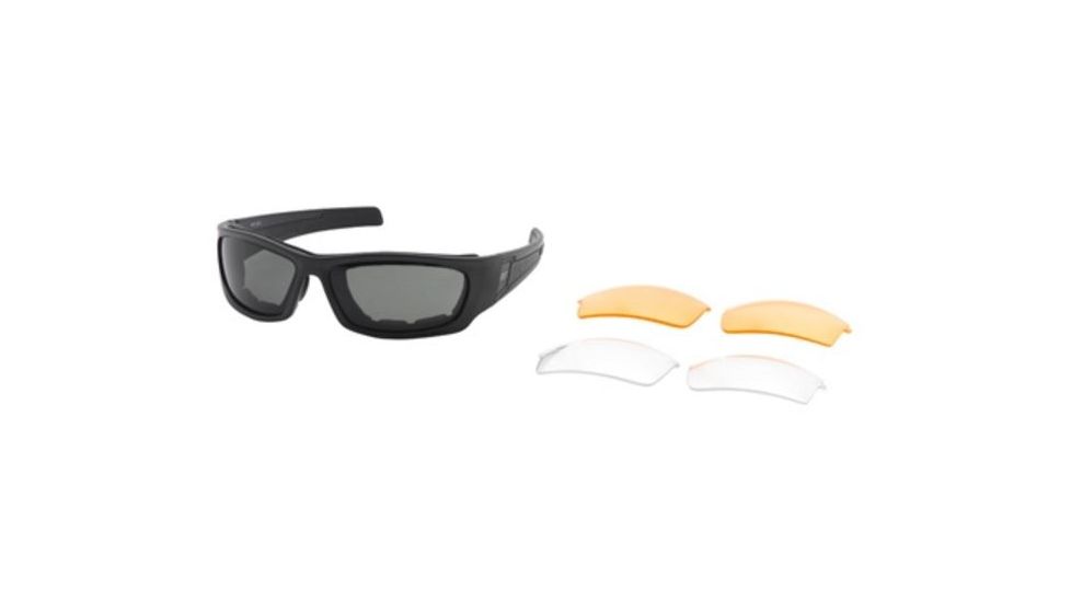 Body Specs Z-002 Progressive Prescription Sunglasses, Black Frame, Z-002 BLACK FRAME.13PR