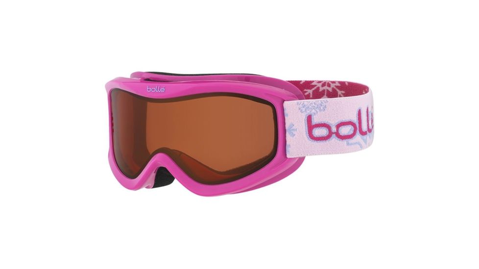 Bolle AMP Goggles, Pink Snow Frame, Citrus Dark Lens, 21516