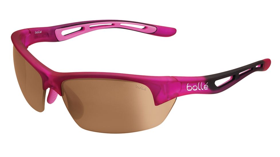 Bolle Bolt S Single Vision Prescription Sunglasses, Pink Frame-11778SV