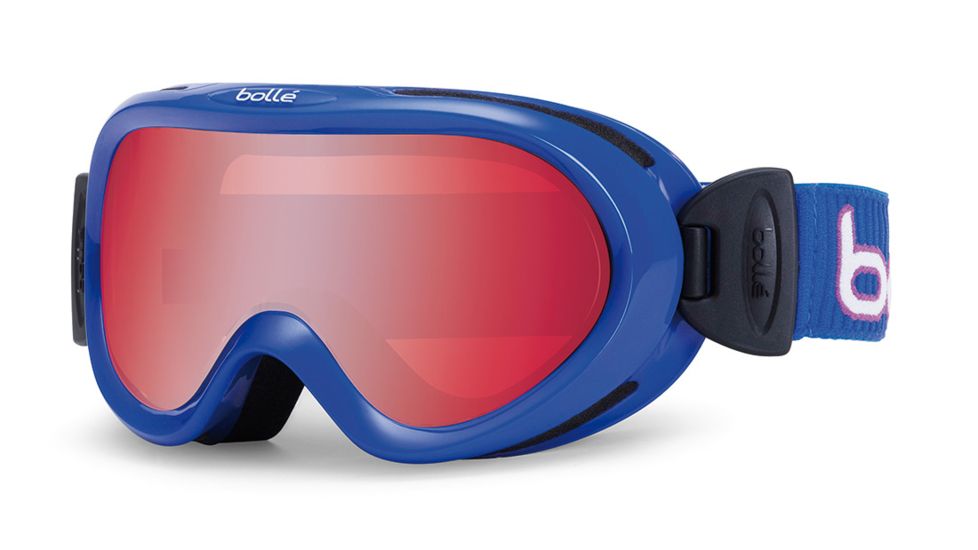 Bolle Boost OTG Kids Ski Goggles - Indigo Corduroy Frame and Vermillon Gun Lens 21025