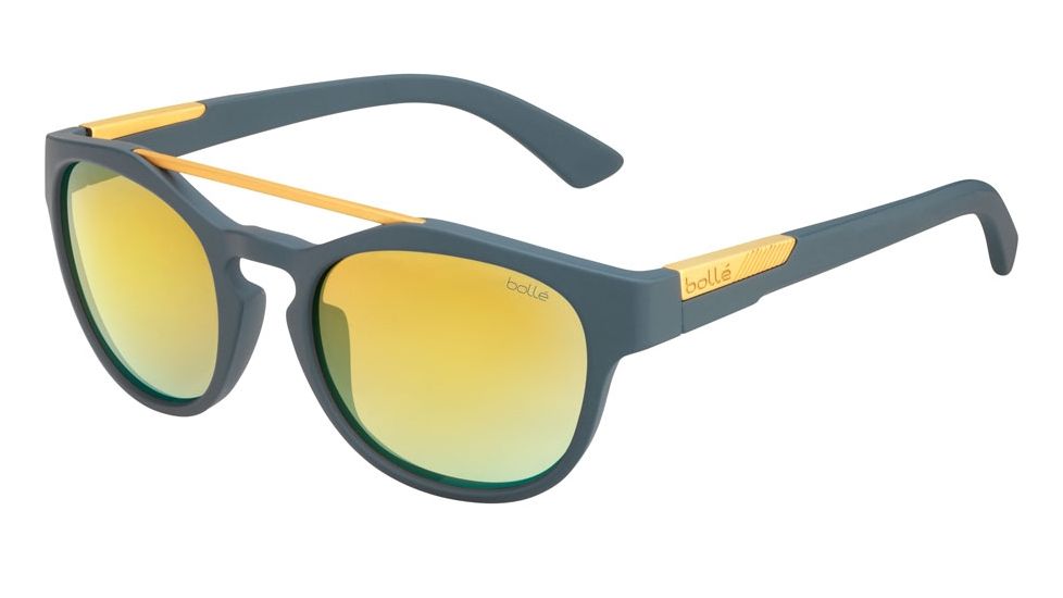 Bolle Boxton Progressive Prescription Sunglasses, Matte Cool Gray Frame, 12512PR