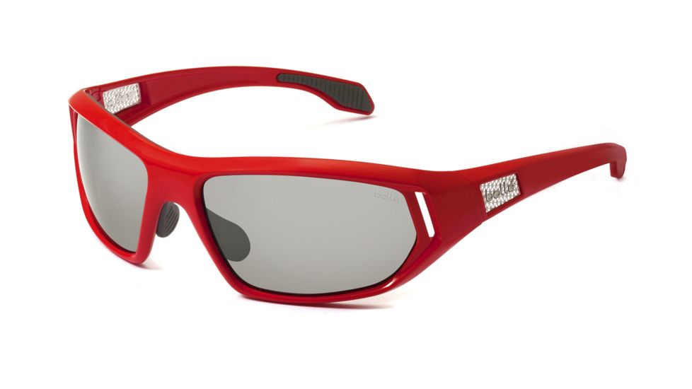 Bolle Sunglasses, Cervin Shiny Red Frame TNS Gun Lens 11587