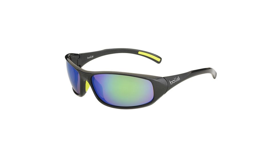 Bolle Crest Single Vision Prescription Sunglasses, Shiny Anthracite / Matte Frame-11977SV