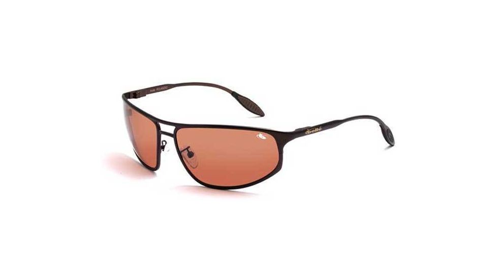 Bolle Dorado Fussion Sunglasses, Shiny Gun Frame w/ Polarized TNS Lenses - 10866
