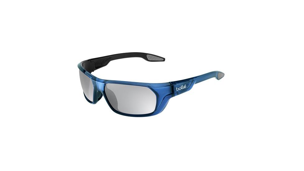 Bolle Ecrins Single Vision Prescription Sunglasses - Shiny Blue Frame 11669RX