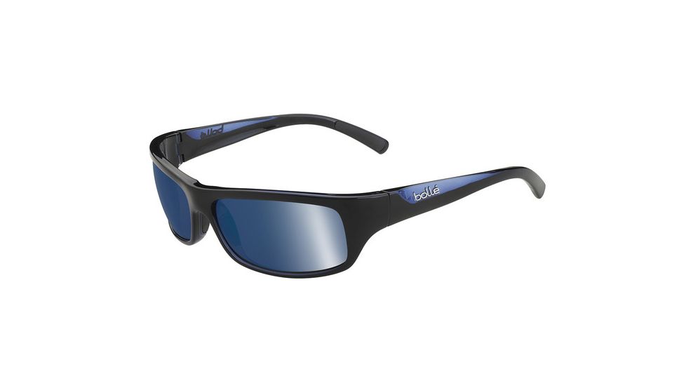 Bolle Fierce Progressive Prescription Sunglasses, Shiny Black / Blue Frame-11944PR