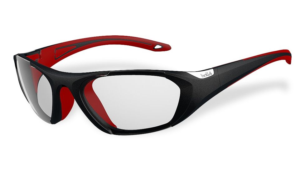 Bolle Kids Baller Sport Protective Eyewear - White and Grey  Frame,Clear Anti Fog/Scratch Lens 12006