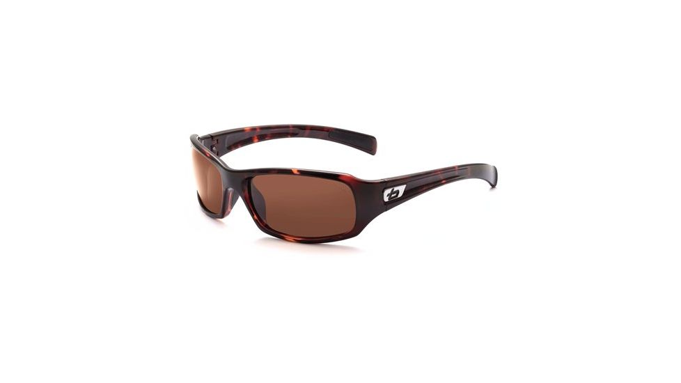 Bolle Phoenix Sun Glass, Dark Tortoise Frame, Polarized A-14 Lens, 11386