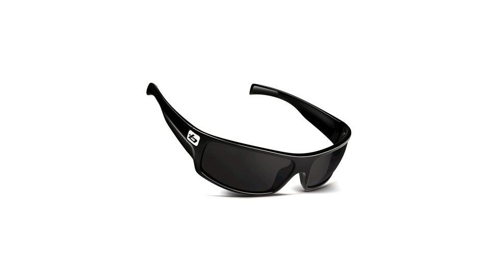 Bolle Piranha Sunglasses 11238, Shiny Black Frame