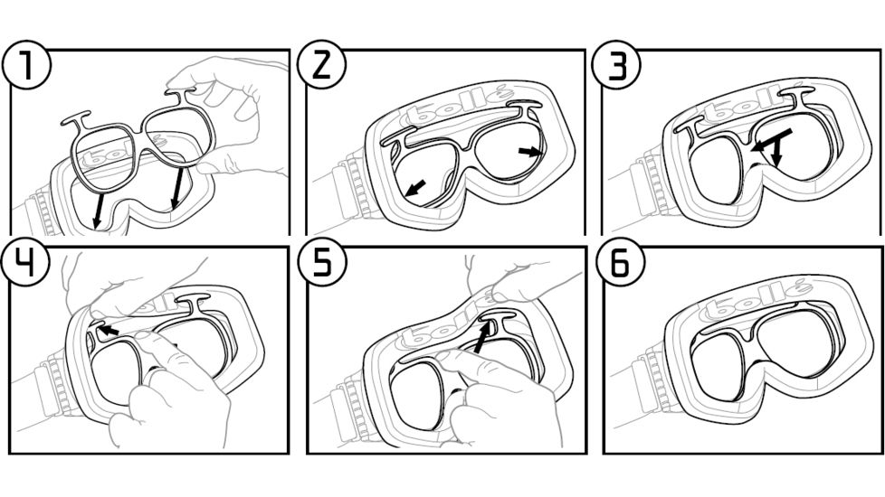 How to Insert Prescription Carrier in Bolle Vigilante Sunglasses
