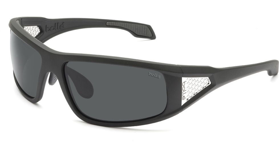 Bolle Diablo Single Vision Sunglasses, Satin Dark Gray Frame 11553