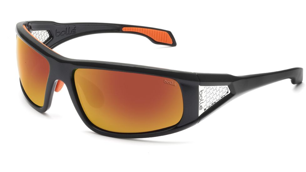 Bolle Diablo Single Vision Sunglasses, Shiny Black Frame 11555