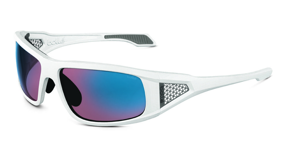 Bolle Diablo Single Vision Sunglasses, Shiny White Frame 11557