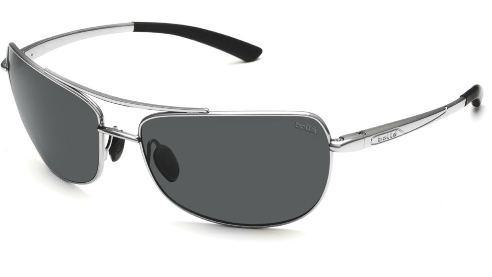Bolle Quindaro Single Vision Sunglasses, Shiny Gunmetal Frame 11572