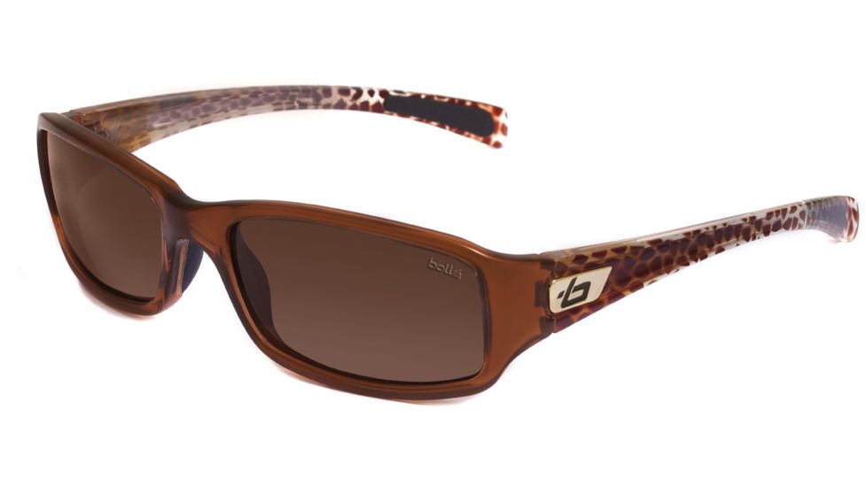 Bolle Sunglasses, Reno Light Crystal Brown Leopard Frame TLB Dark Gradient Lens 11540