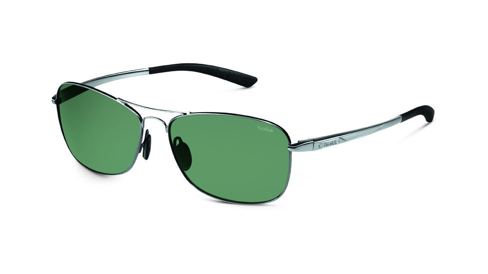 Bolle Ventura Single Vision Sunglasses, Shiny Silver Frame 11570