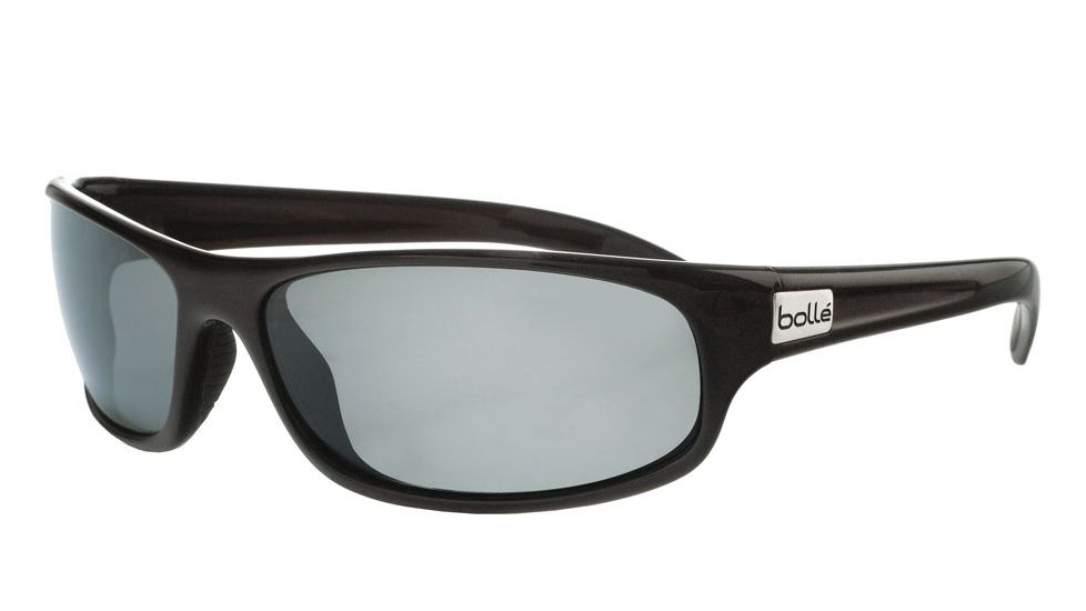 Bolle TRU Rx Snakes Anaconda Sunglasses, Shiny Black Frame 70146