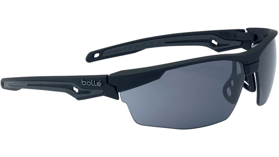 Bolle Tryon Safety Glasses, Matte Black Frame, Smoke BSSI Lens, PSSTRYO443B