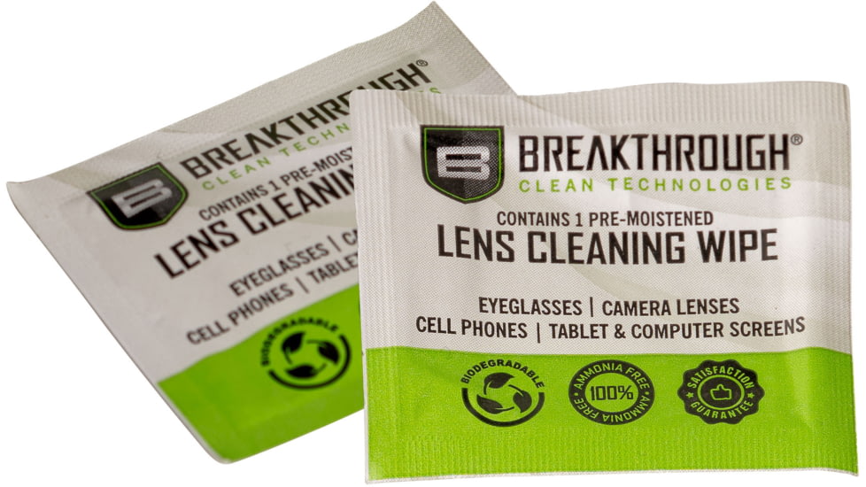 Breakthrough Clean Technologies BCT Multi-purpose Lens Wipes, 200ct Display Box, BT-LW-200