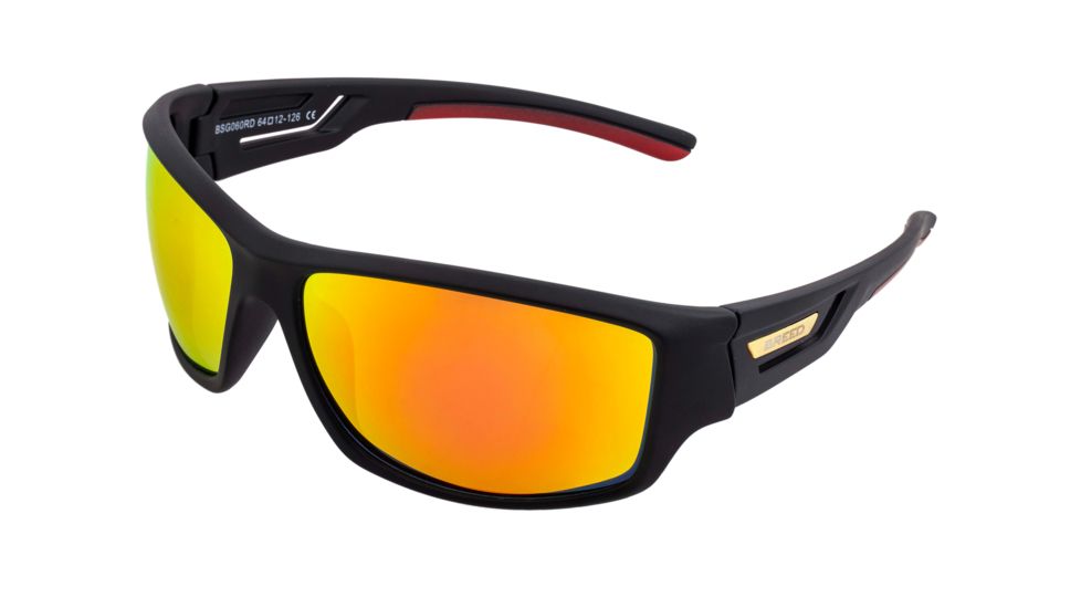 Breed Aquarius Polarized Sunglasses - Men's, Black/Red-Yellow, One Size, BSG060RD