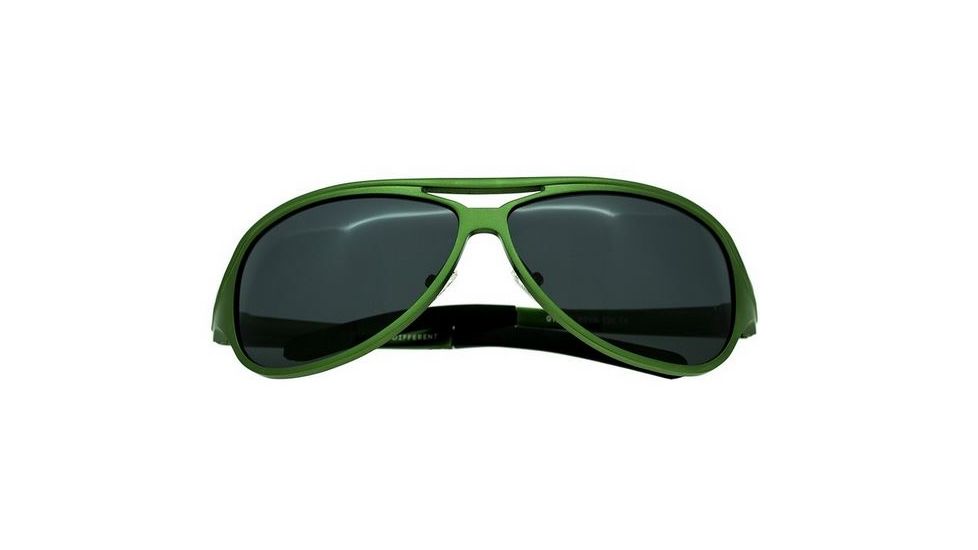 Breed Langston Sunglasses, Green Titanium Frame, Black Lens BSG012GN