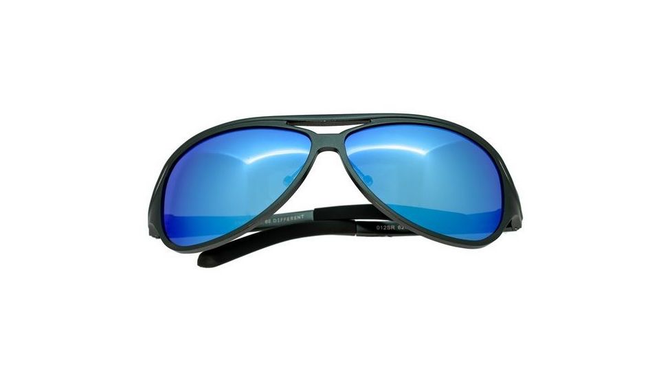 Breed Langston Sunglasses, Silver Titanium Frame, Blue Lens BSG012SR