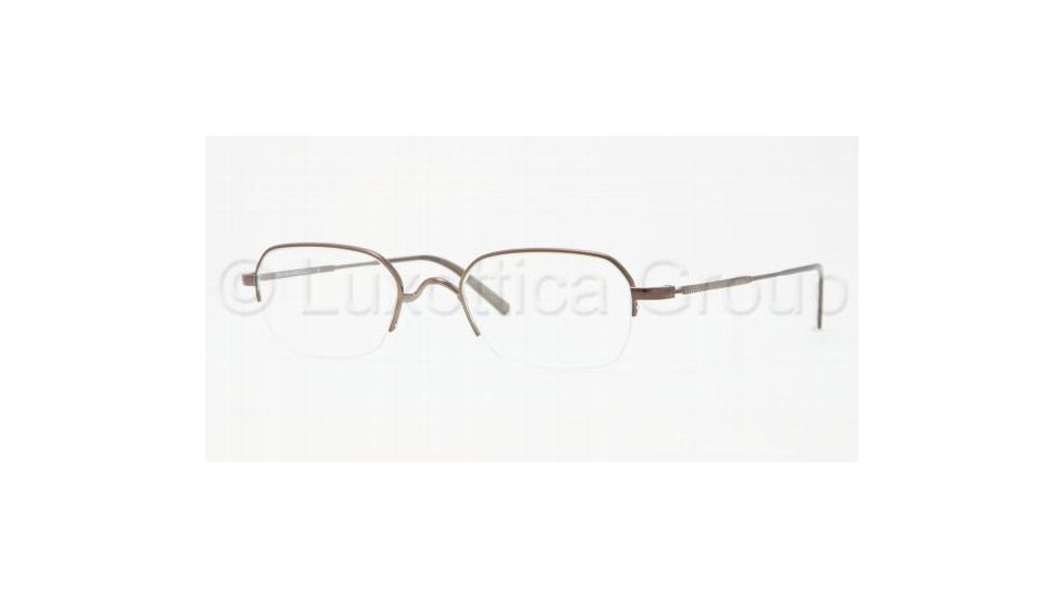 Brooks Brothers BB 1013 BB1013 Single Vision Prescription Eyeglasses 1307-4820 - Brown Frame