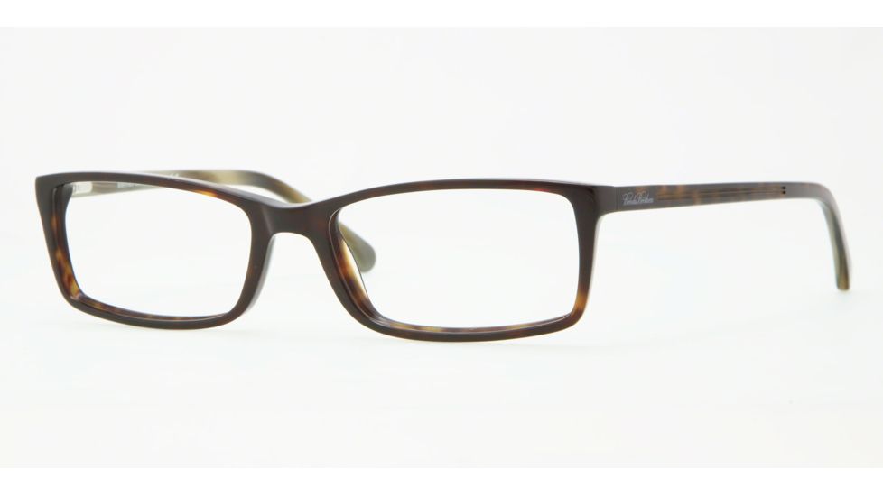 Brooks Brothers BB 2009 BB2009 Single Vision Prescription Eyeglasses 6005-5217 - Tortoise / Horn Frame, Demo Lens Lenses