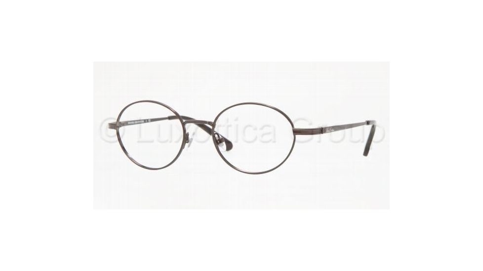 Brooks Brothers BB483 Progressive Eyeglasses - Black Frame / 49 mm Prescription Lenses, 1500-4919