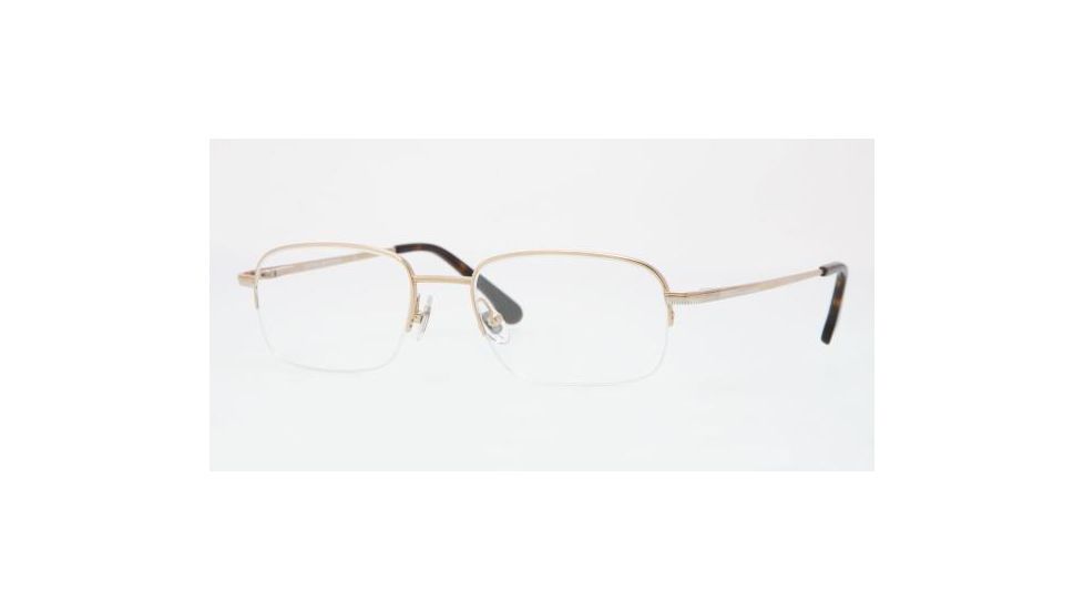 Brooks Brothers BB487T SV Prescription Eyeglasses Gold Frame / 52 mm Prescription Lenses, 1001T-5218