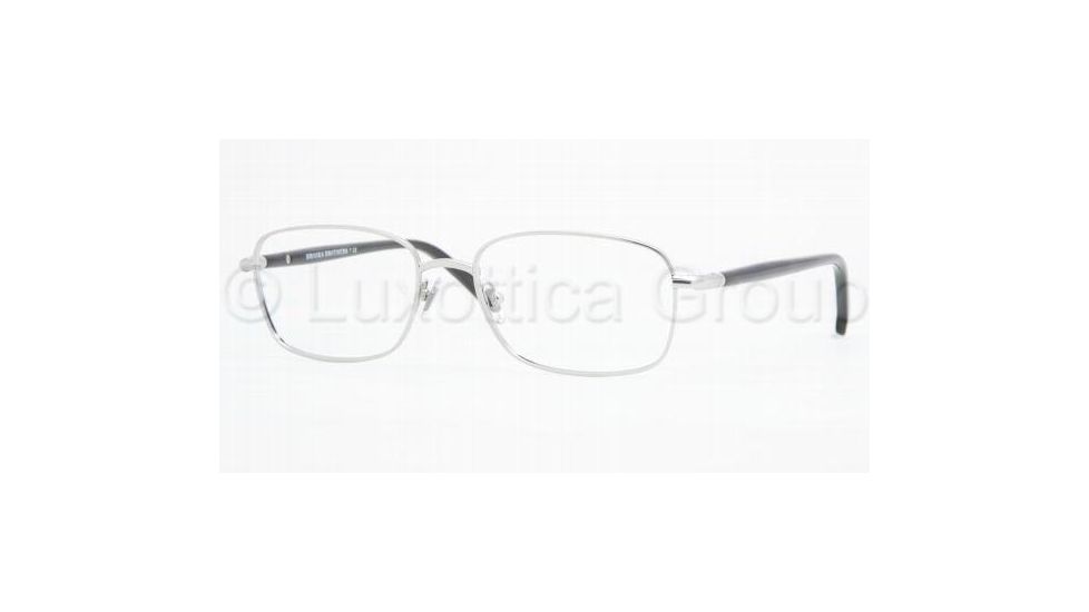 Brooks Brothers STEEL MAN OPTICAL FRAME BB497 Single Vision Prescription Eyewear 1558-5217 - Silver 
