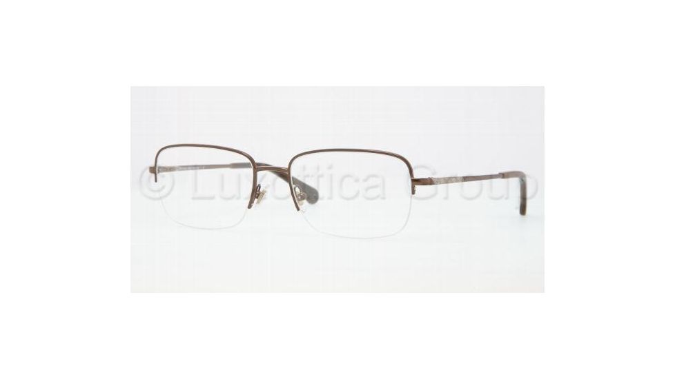 Brooks Brothers BB1004 Progressive Prescription Eyeglasses 1311-5418 - Dark Brown Frame