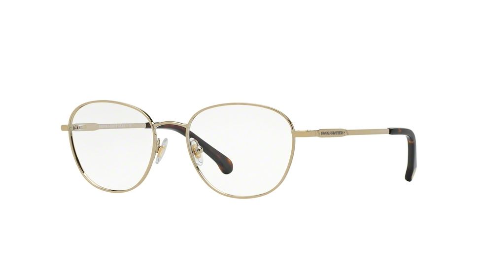 Brooks Brothers BB1026 Eyeglass Frames 1581-50 - Gold Frame