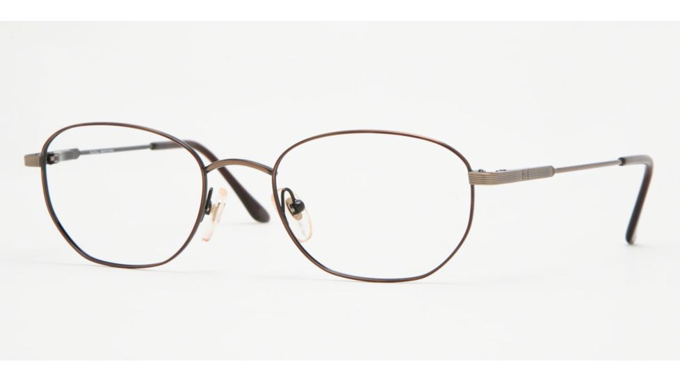 Brooks Brothers BB189 Progressive Eyeglasses Bronze Frame / 48 mm Prescription Lenses, 1123-4819, Select Frame Color / Lens Diameter Bronze Frame / 48 mm Prescription Lenses