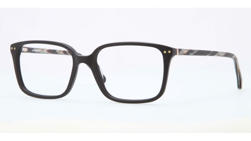 Brooks Brothers BB2013 BB2013 Eyeglass Frames 6000-52 - Black Frame, Demo Lens Lenses