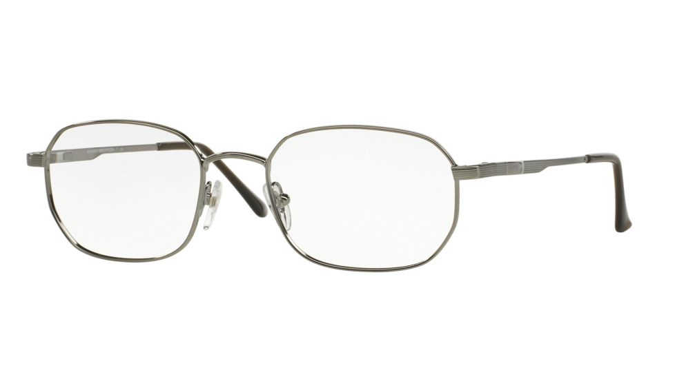 Brooks Brothers BB222 Progressive Eyeglasses Gunmetal Frame / 52 mm Prescription Lenses, 1150-5219, Select Frame Color / Lens Diameter Gunmetal Frame / 52 mm Prescription Lenses