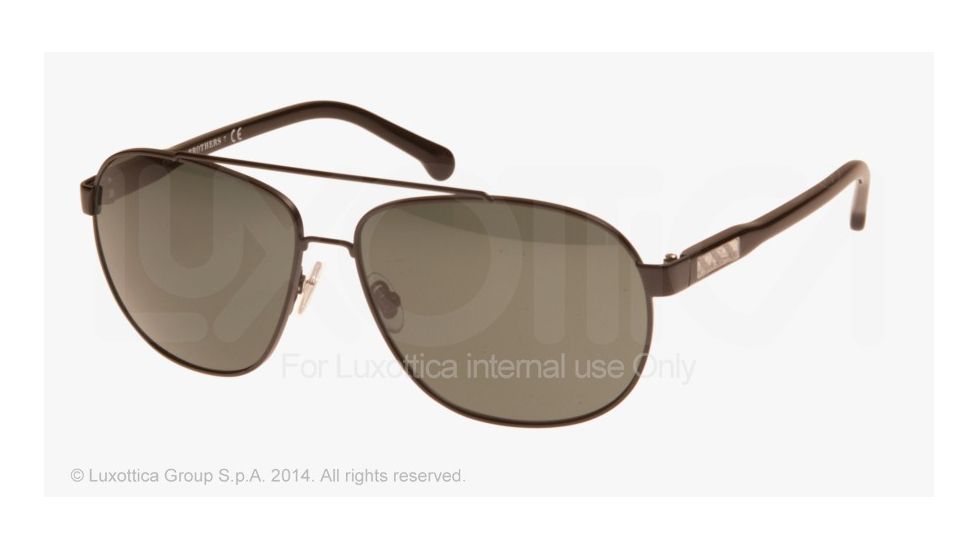 Brooks Brothers BB4027 Single Vision Prescription Sunglasses BB4027-163971-58 - Lens Diameter 58 mm, Frame Color Satin Black