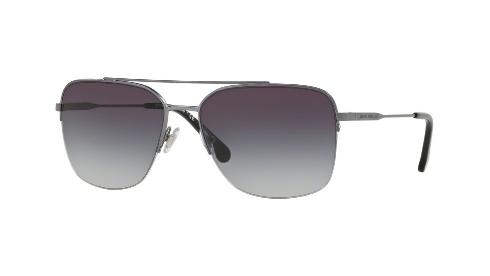 Brooks Brothers BB4047 Bifocal Prescription Sunglasses, 60mm, Dark Gunmetal, BB4047-12218G-60-BI