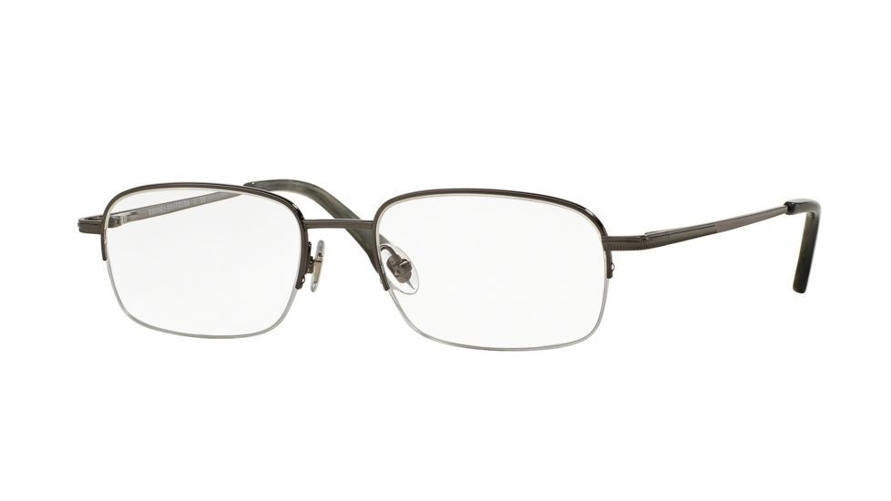 Brooks Brothers BB487T SV Prescription Eyeglasses Dark Gunmetal Frame / 52 mm Prescription Lenses, 1511T-5218