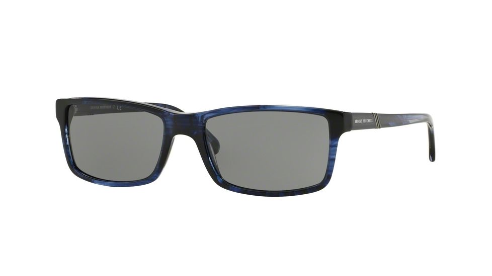 Brooks Brothers BB5022S Bifocal Prescription Sunglasses BB5022S-608887-57 - Lens Diameter 57 mm, Frame Color Blue Marble