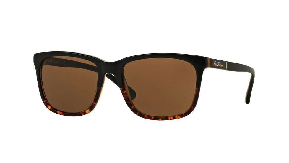 Brooks Brothers BB5027S Bifocal Prescription Sunglasses BB5027S-609973-57 - Lens Diameter 57 mm, Frame Color Black Tort/matte Black Tort