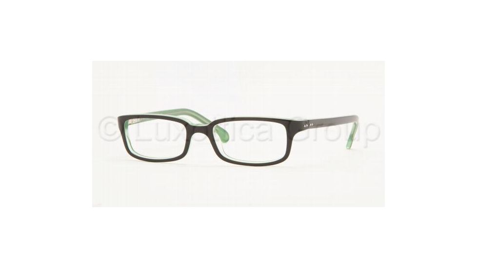 Brooks Brothers Eyeglasses BB713 with Lined Bi-Focal Rx Prescription Lenses, Select frame color 43 mm Lense Diameter / Black/green Frame